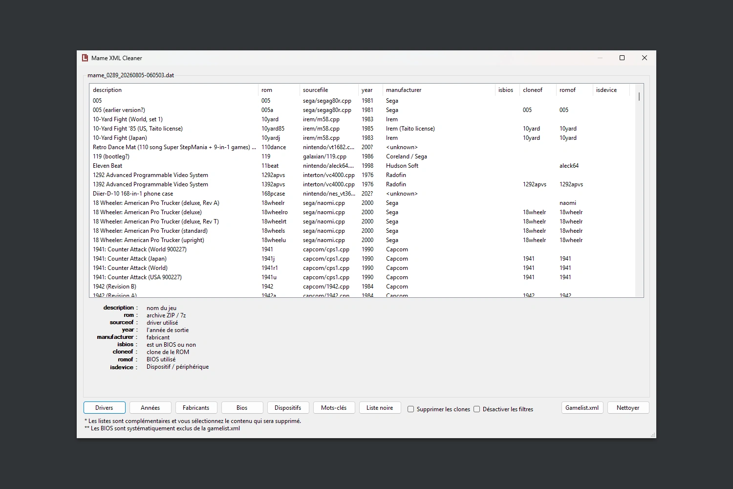 L'interface, vue 3